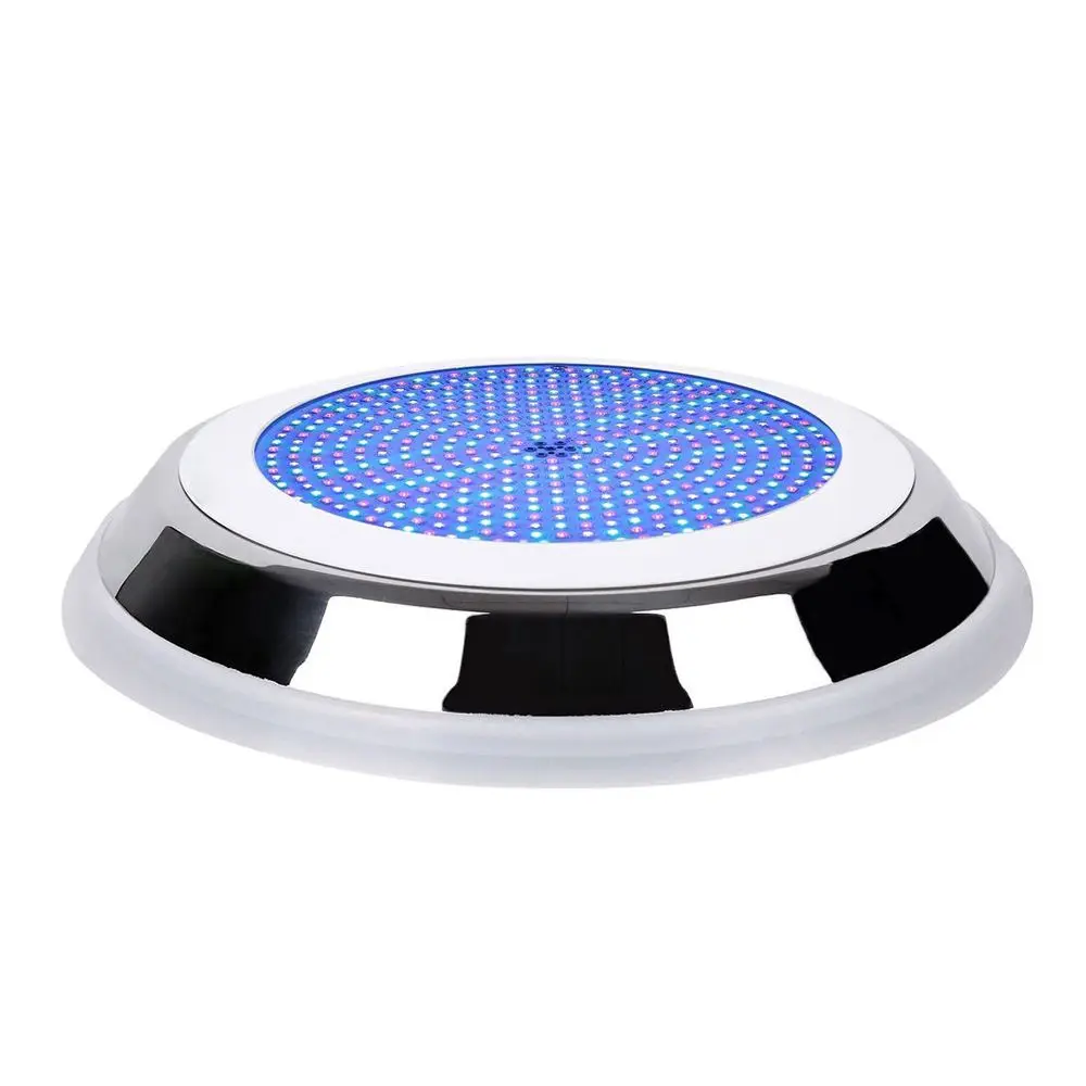 

18w Stainless+PC filled LED swimming pool lights RGB multi-color 12v