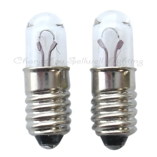 Бесплатная доставка! Миниатюрная лампа 6 в 1 Вт E5 T5x16 A246|lamp bulb|6v 1we5 bulb |