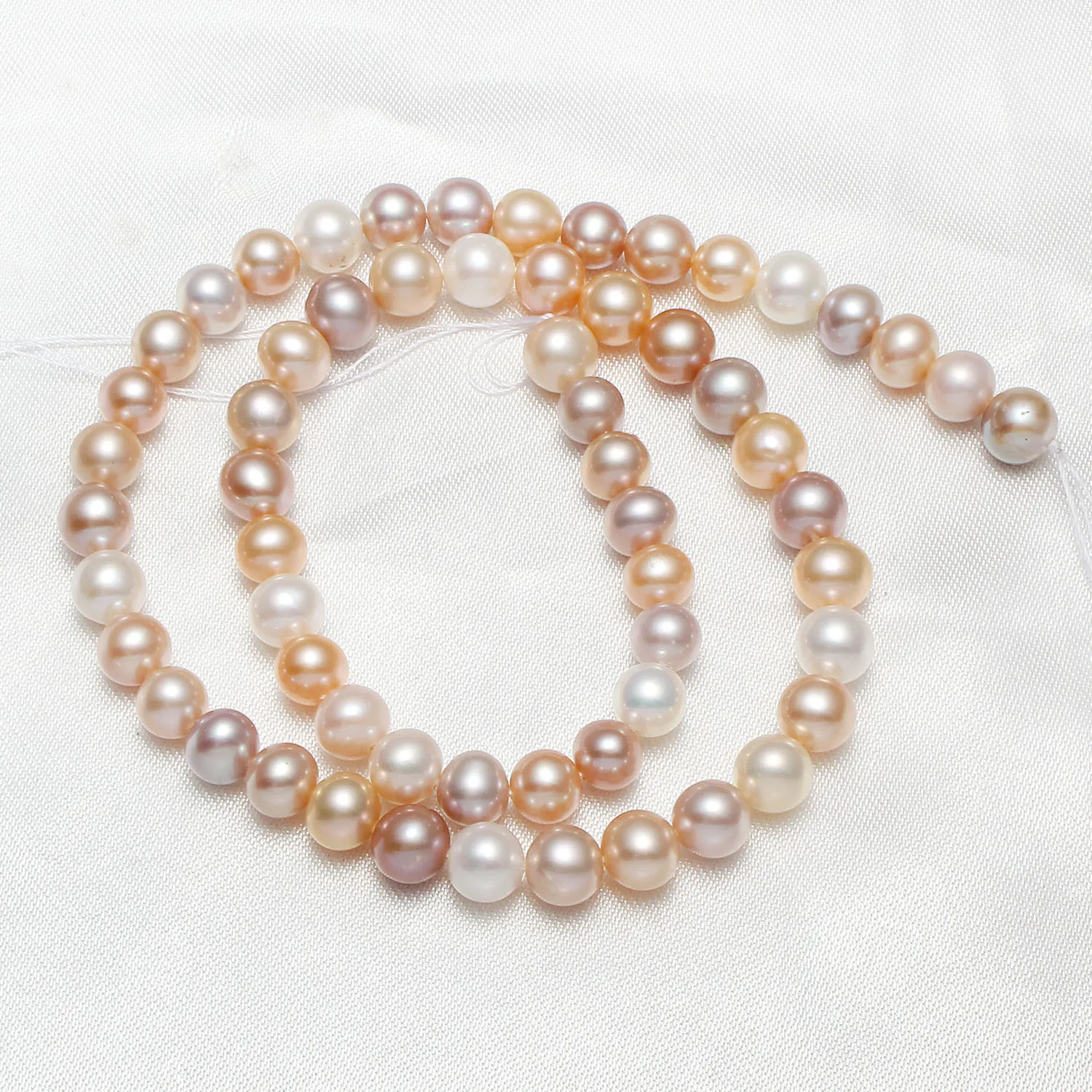 

Cultured Potato Freshwater Pearl Beads Natural 7-8mm Approx 0.8mm Sold Per Approx 15 Inch Approx 15.5 Inch Strand