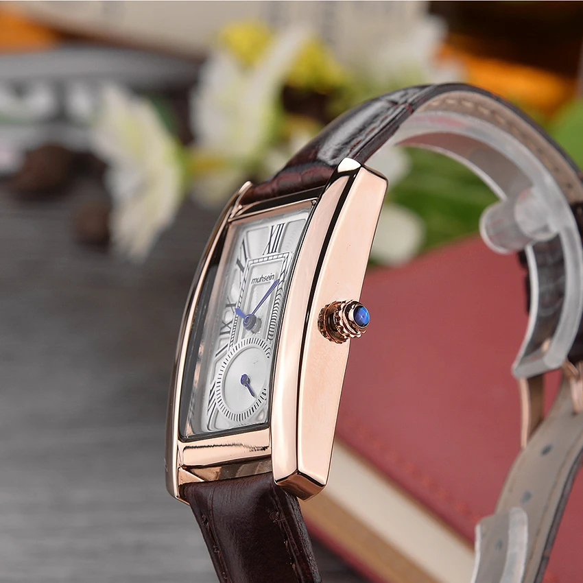 Muhsein fashion&casual Rectangular Strap Quartz Watch Fashionable Sports Casual Business Waterproof Women Watch
