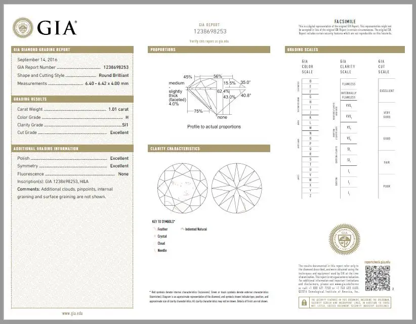 Роскошные 4-коготь GIA бриллиант Обручение кольцо для Для женщин с покрытием 18-ти каратным белым золотом 1,01 + 0.5ct GIA Ювелирные изделия с