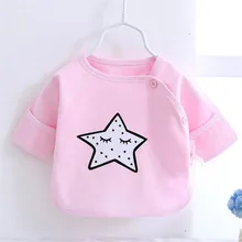 Пальто с поясом для новорожденных, нижнее белье из хлопка для детей от 0 до 3 месяцев, летние мягкие обработанные комплекты для здравоохранения XBX-69