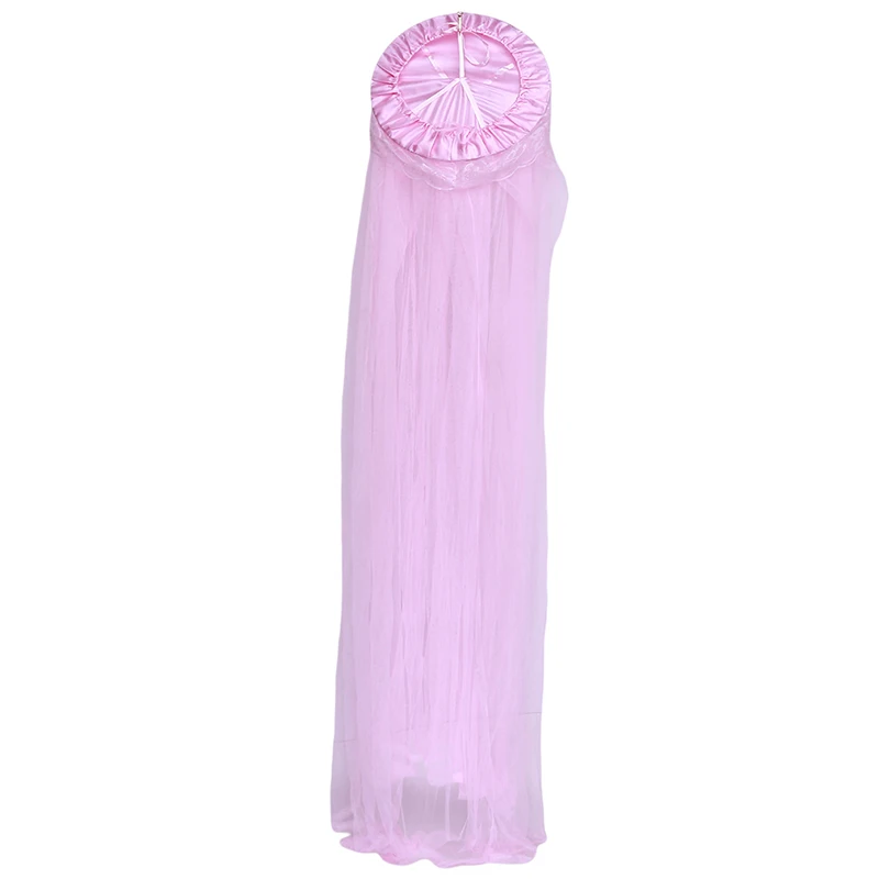 pink Удобная детская сетка для пола, шифрование для лета, полиэстер, сетка, ткань для дома и улицы, принадлежности, купол от комаров - Цвет: pink