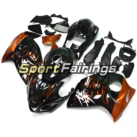 Набор для всего тела для Suzuki GSXR 1300 Hayabusa 2008 2009 2010, 11, 12, 13, 14, 15, 16 лет из АБС-пластика Пластик литья корпусов; цвет черный, оранжевый