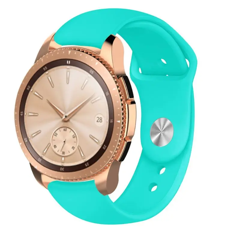 Силиконовый ремешок для часов для samsung Active R500/samsung Galaxy Watch R810 42 мм/samsung gear Sport R600/samsung R720