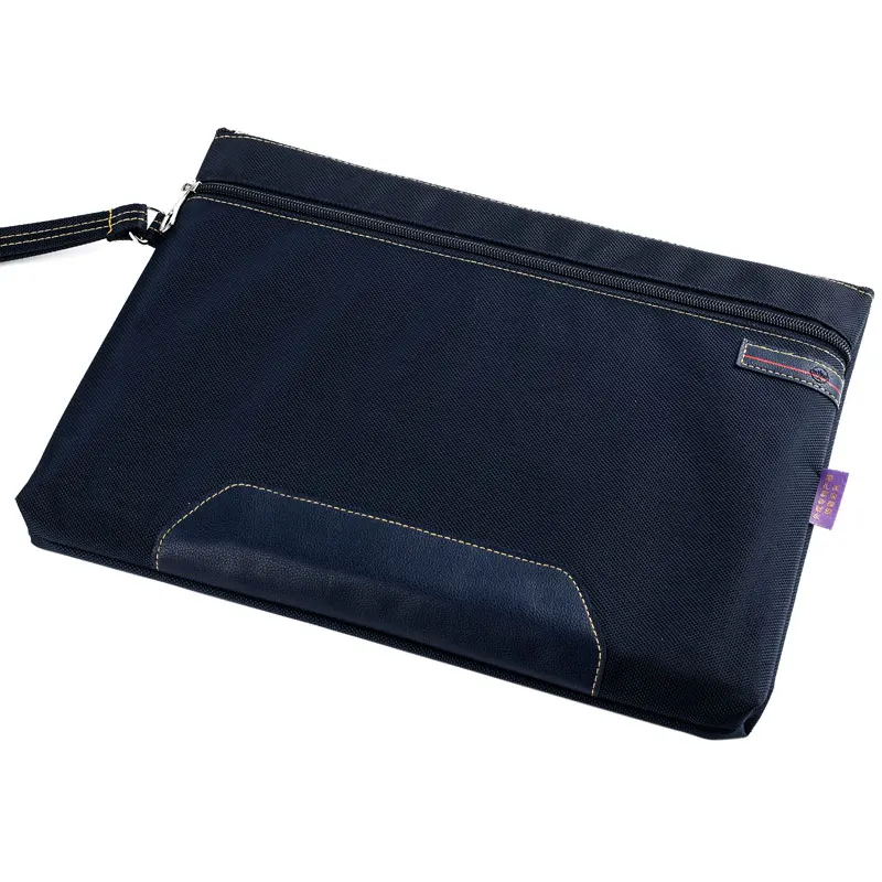 DARK BLUE Dumei Сумка для документов папка для документов А4 нижняя ткань Оксфорд ткань папка файл карман офисные школьные принадлежности NF-396 - Цвет: DARK BLUE