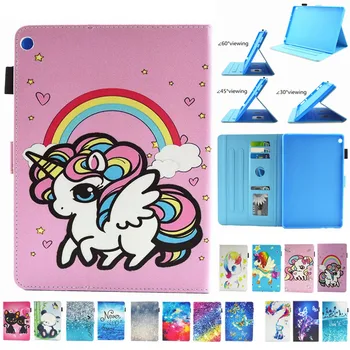 

Fashion painted unicorn Pu leather stand holder Cover Case For Huawei Mediapad M3 Lite 8.0 CPN-W09 CPN-AL00 8.0 inch Tablet