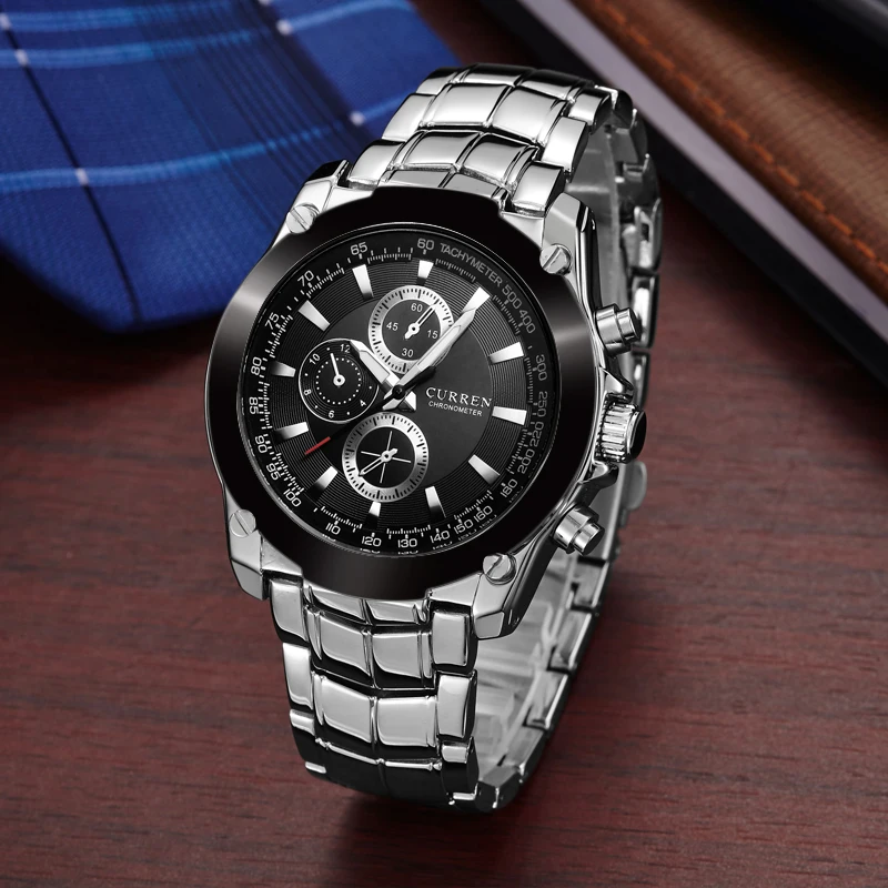 CURREN Роскошные мужские часы Бизнес Мужские кварцевые наручные часы военные водонепроницаемые часы спортивные Relogio Masculino reloj hombre
