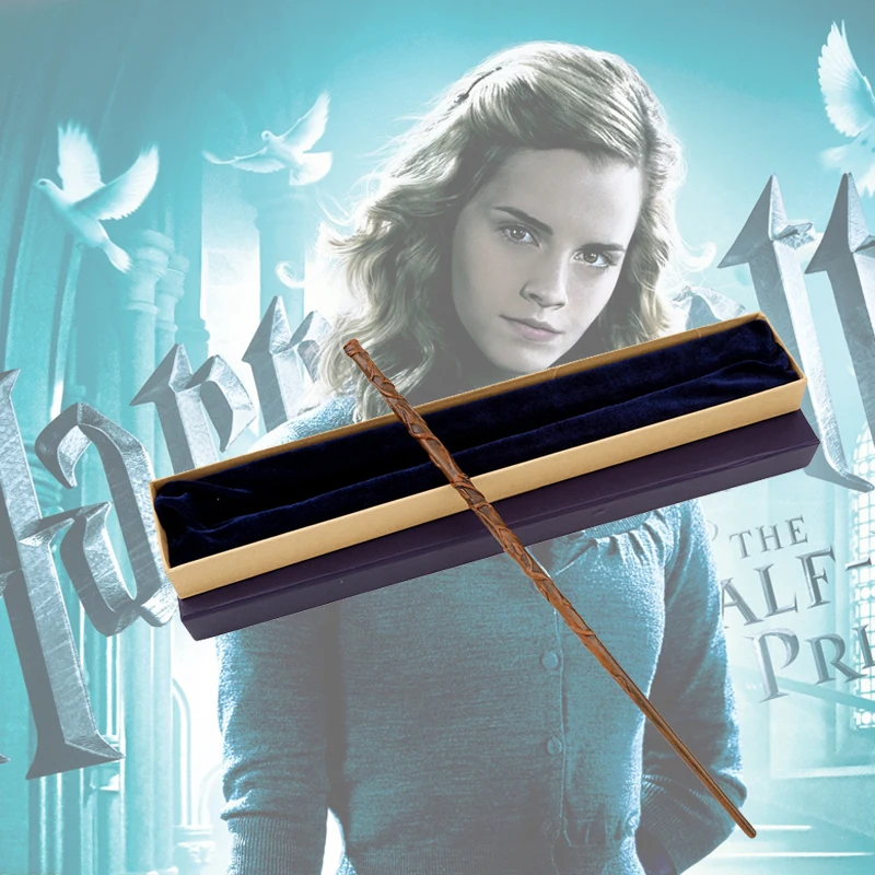 

Magic Tricks New Colsplay Harri Potter Hermione Wand Mystery Box Iron Core Fantastic Beasts Professional Magic Wand Kid Toy Gift