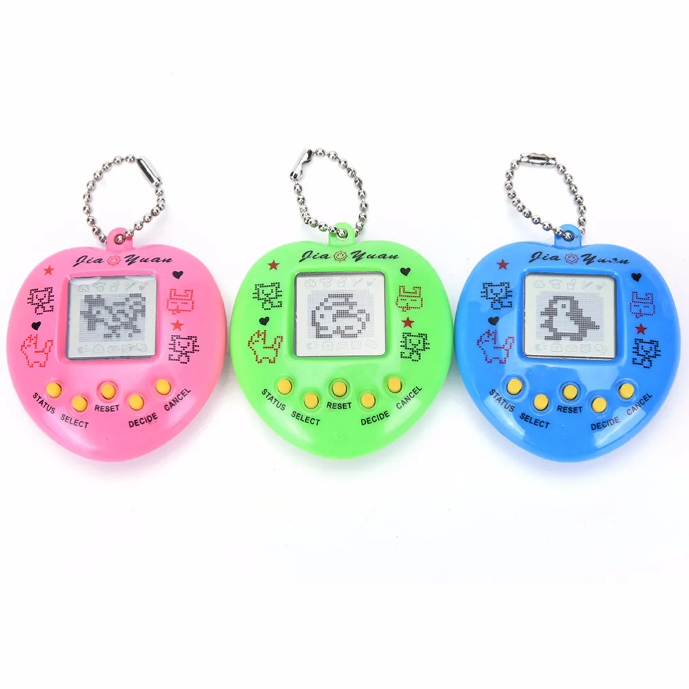 

1PCS Mini electronic pet game machine Tamagochi 168 pet in 1 Learning Education toys For children Toys Random color