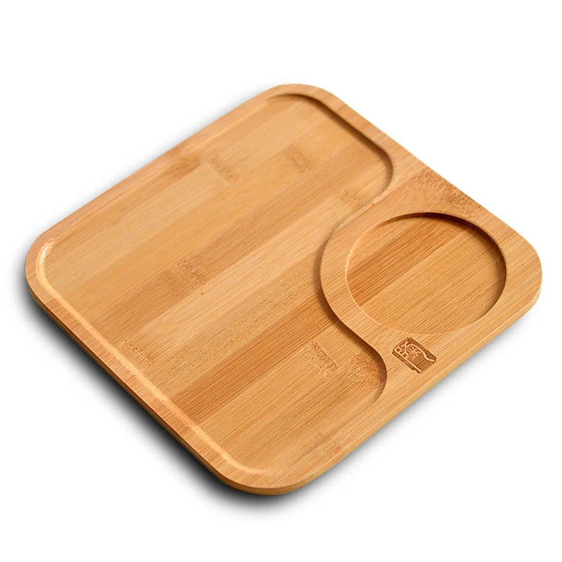 

20.5X20.5cm Coffee Tea Set Big Natural Bamboo Tea Tray,Square Bamboo Puer Tea Board Table Bamboo gongfu tea tray