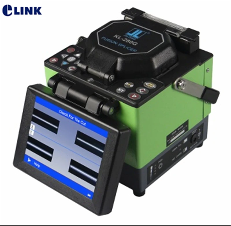 Fusion Splicer KL-280E JILONG бренд машина для соединения оптоволокна Низкая потеря сращивания 9 секунд Typitcal Сращивание времени ELINK