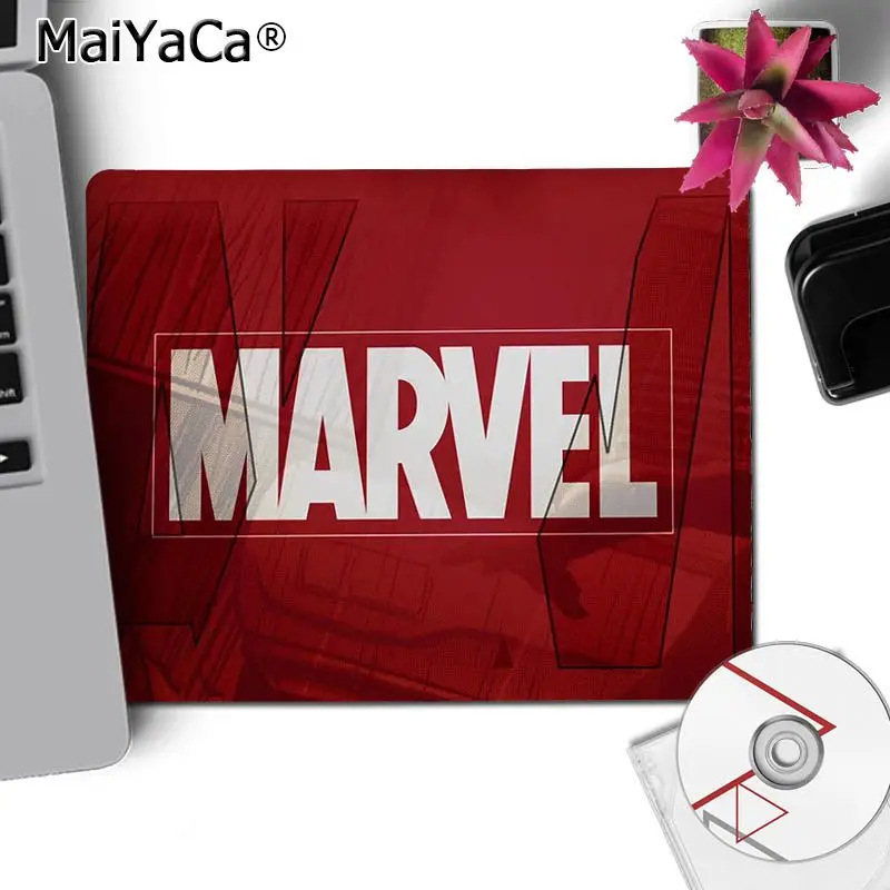 MaiYaCa marvel логотип DIY дизайн изображения Коврик для игровой мыши простой дизайн скоростной коврик для игровой оптической мыши