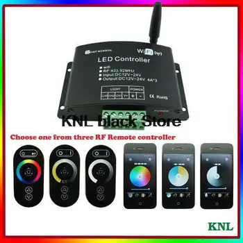 

RF remote Wifi RGB controller & dimmer, CT controller operated by Android or IOS system phone, iPhone, tablet PCs, free shipping