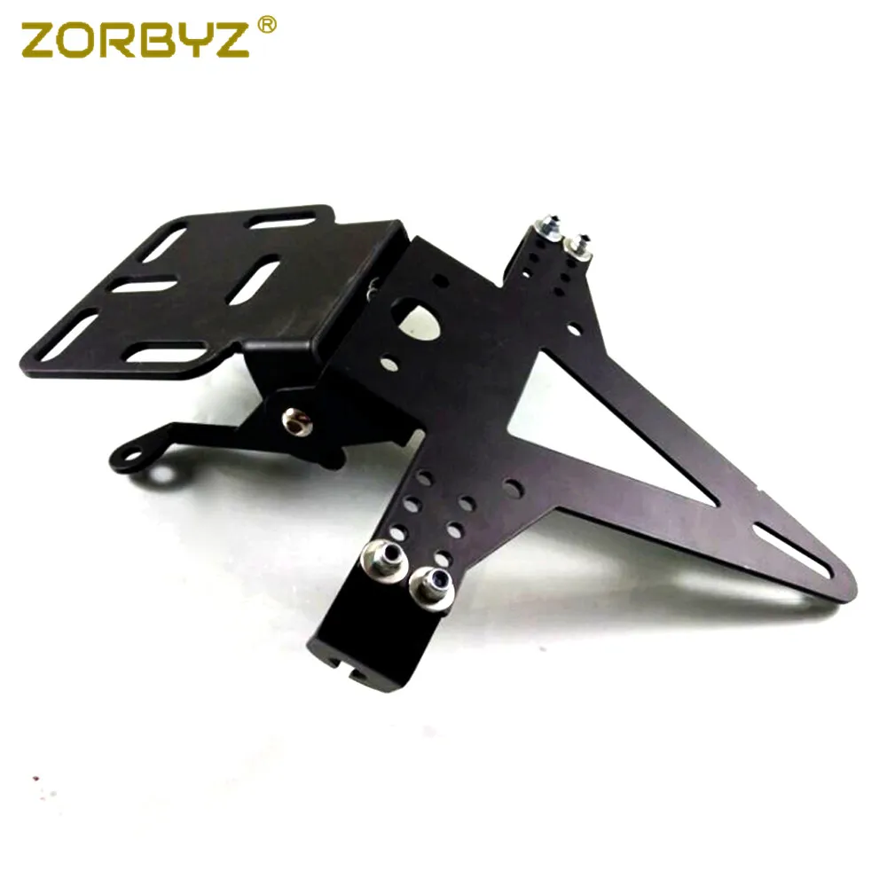 Zorbyz мотоцикл черный Задний светильник крепление Кронштейн номерного знака держатель Универсальный