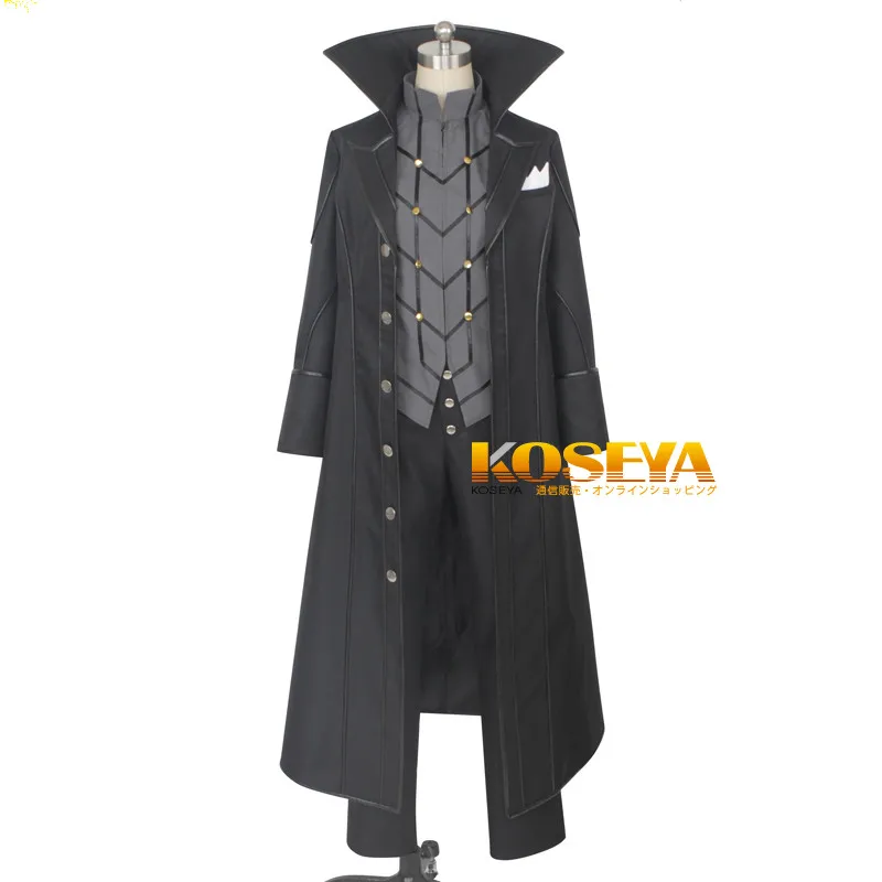 Persona 5 Protagonist Joker Akira Kurusu Cosplay Costume Halloween Uniform Coat+Shirt+Pants+Gloves+Mask Custom-made | Тематическая