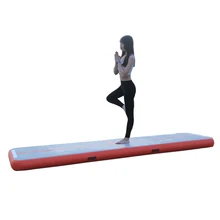 Надувной гимнастический коврик для фитнеса, плавающий спортивный воздушный тарк на липучке с обеих сторон коврики для прыжков