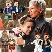 Игрушки блоки Звездные войны Han Solo Leia Princess Organa Rise Of Skywalk солдат-клон Chewie Звездные войны блок Звездные войны фильм фигурки