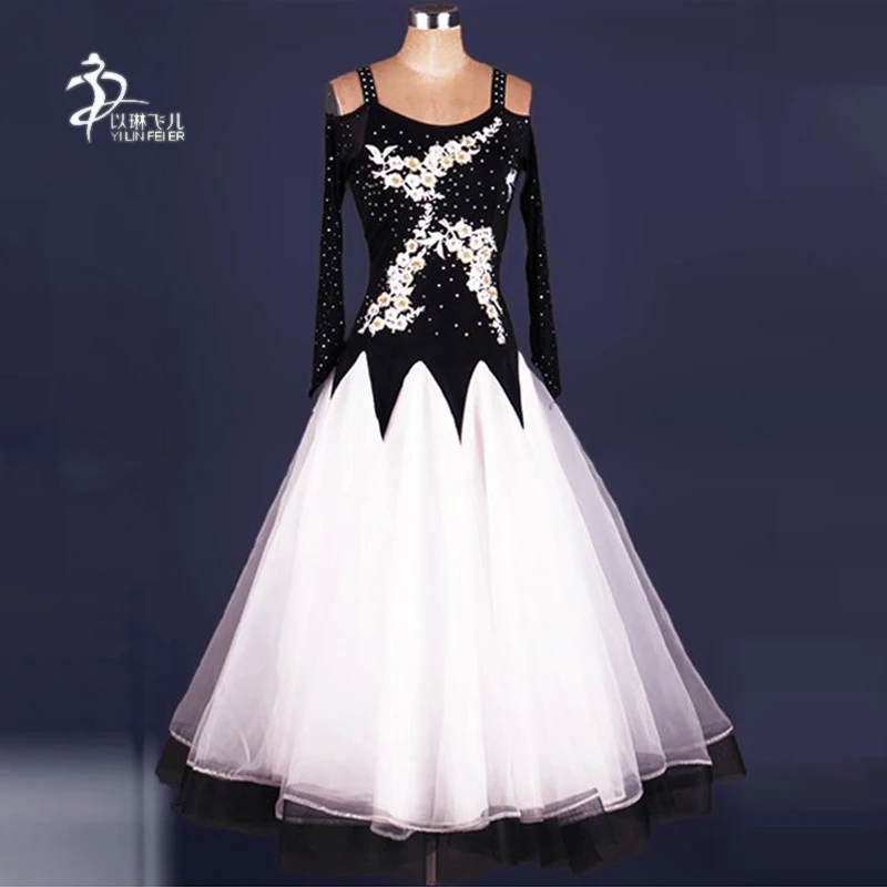 

Ballroom Dance Competition Dresses Women Standard Ballroom Waltz Dress Girls Customized Ballroom Waltz Tango Costume