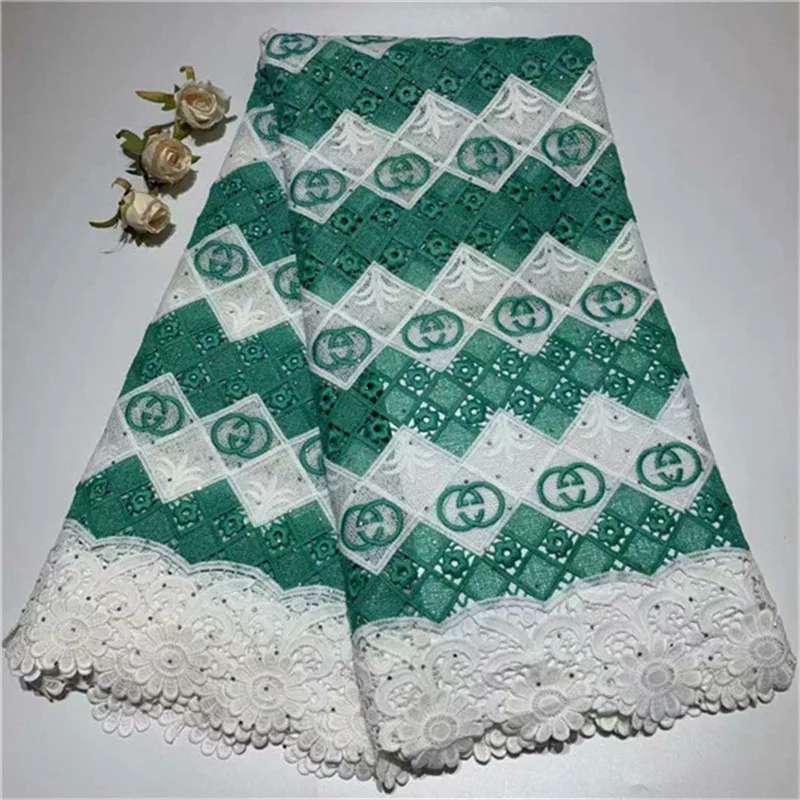 

French lace fabrics African tulle lace fabric embroidery 2019 Latest style Nigeria Lace Fabric For Women Wedding Dress