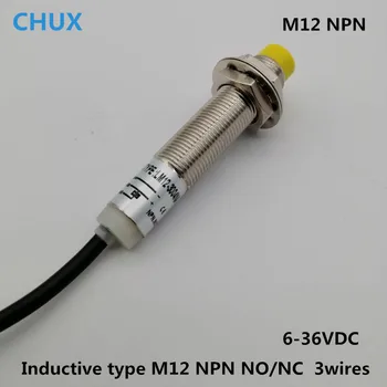 

Inductive Proximity Sensor NPN 5v M12 non-Flush 3Wires NO/NC 4mm Detect Distance 6-36V DC High Quality Motion Switch