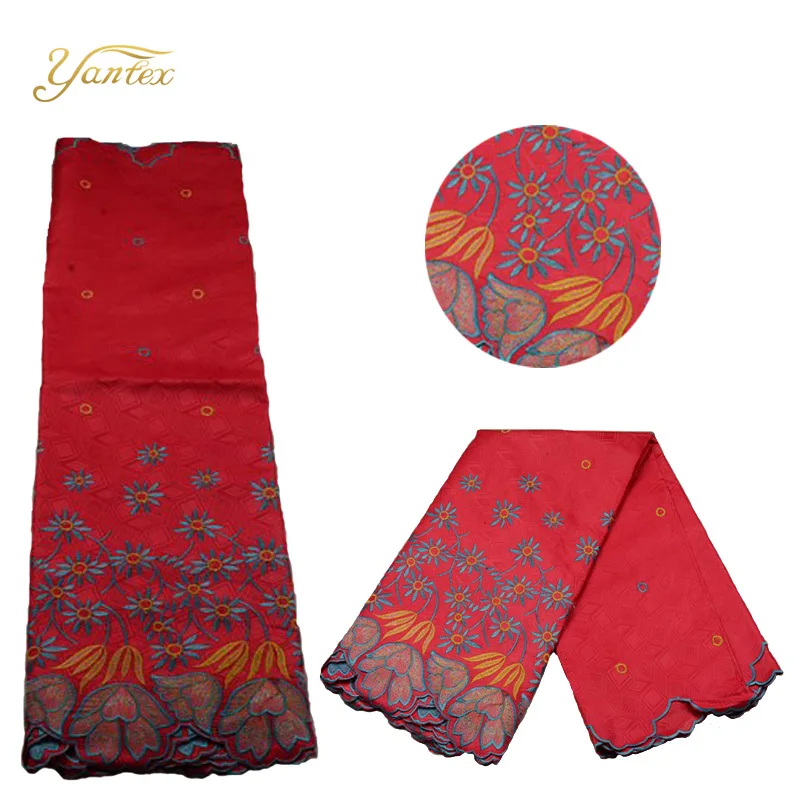 

YANTEX-African Fashion Lace In Stock,Women Lace Evening Dresses Material Jacquard Lace Fabric Bazin Riche With 5 Yards/Piece