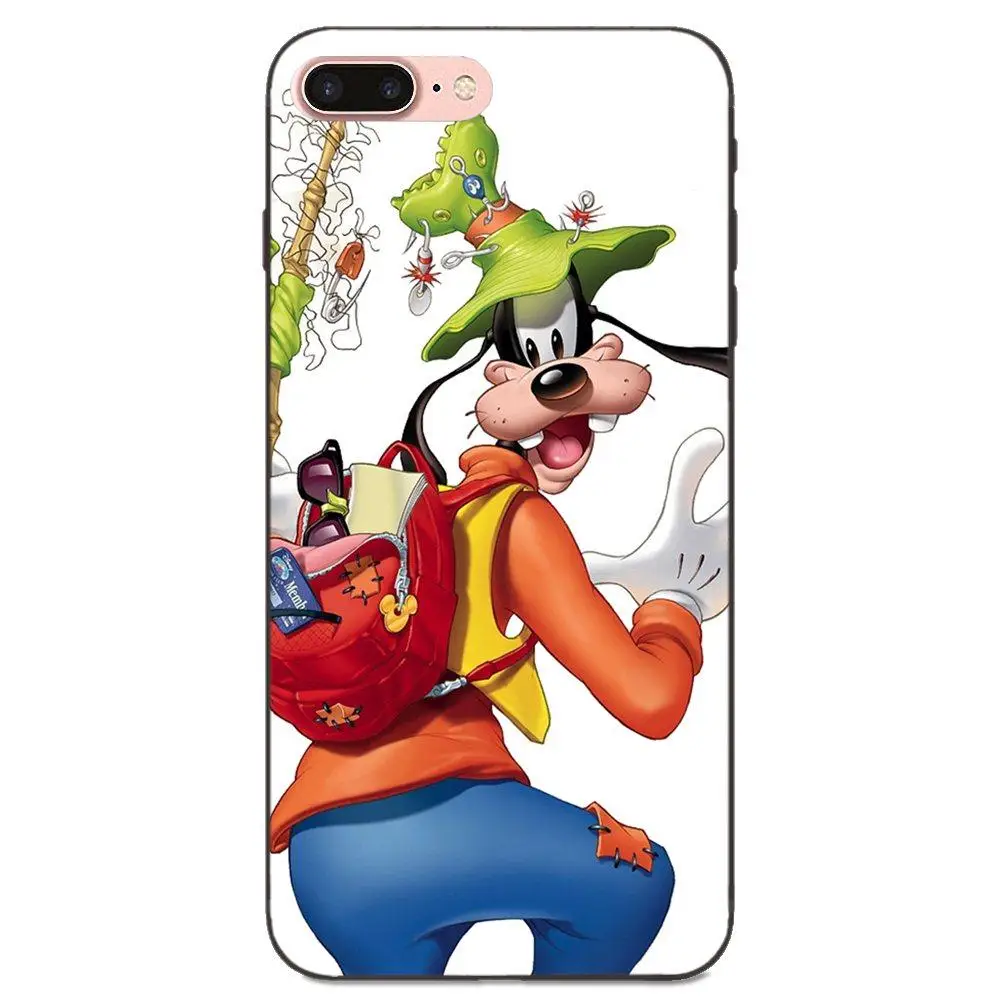 Милый модный мягкий чехол для телефона с граффити Минни Гуфи Apple iPhone X XS Max XR 4 4S 5 5S SE