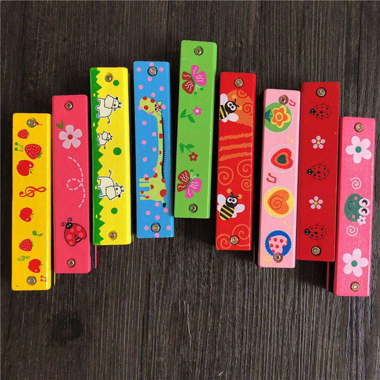 

16 Holes Harmonica Diatonic Blues Harp Woodwind music instrument Children Musical Instrument Educational Music Toy