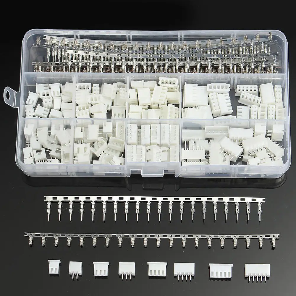

560Pcs Dupont Connector Jumper Wire Cable Pin Header Pin Housing and Male / Female Pin Head Terminal Adapter Plug Set Kit