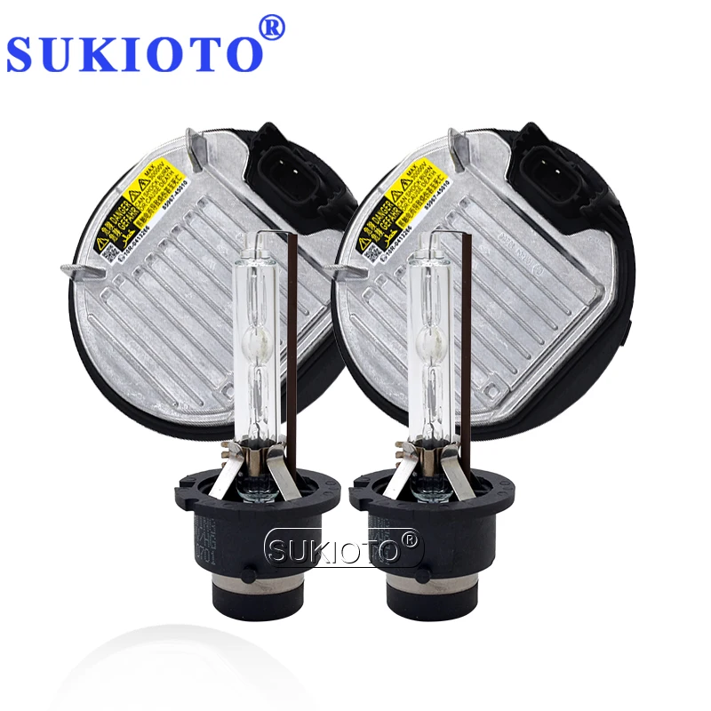 SUKIOTO 35W Yeaky HID Xenon Kit 5500K D2S D2R Car Headlight Xenon Bulb D4S 4500K D4R 6500K D2S D4S HID Ballast Kit 85967-45010