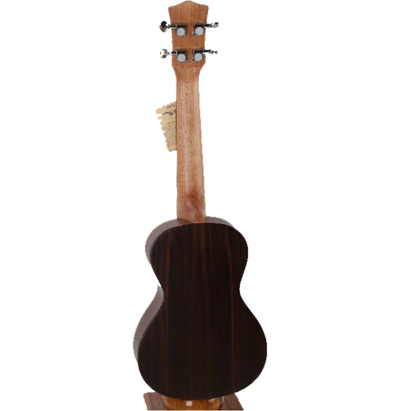 23 дюймов Высокое качество деревянная акустическая гитара Музыкальные инструменты 4 струны 17 ладов гитары ель палисандр шпон Гавайские гитары укулеле UC-53A
