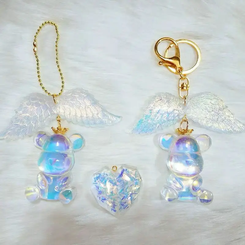 Handmade Holographic Foil Resin Jewelry Stuff Transparent Stickers Paper Laser Film DIY Craft Symphony Nail Art Decals Supplies
