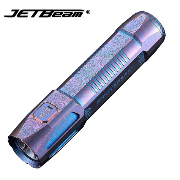 JETBeam JET ST Ограниченная серия титановый фонарь CREE XP L HI max 211 лм с