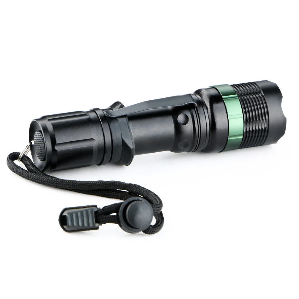 Tactical Flashlight waterproof LED torch lanterna Adjustable 3000LM Zoomable Q5 Torch Zoom Lamp Light Camping | Лампы и освещение