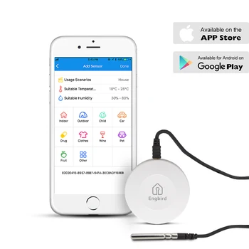 

INKBIRD IBS-TH1 Indoor Room Electronic Temperature Humidity Meter Digital Thermometer Hygrometer Weather Station Alarm Clock