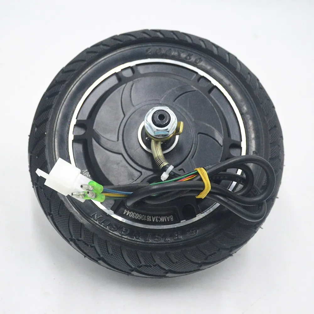 8inch 24V 36V 48V 350W electric scooter wheel E-scooter conversion kit Wheel Brushless Toothless E bike Wheel Motor Scooter Kit