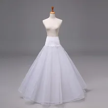 Свадебная Нижняя юбка для невесты кринолиновое нижнее белье Слип с тюлем для невесты один обруч трапециевидный аксессуар для свадебного платья