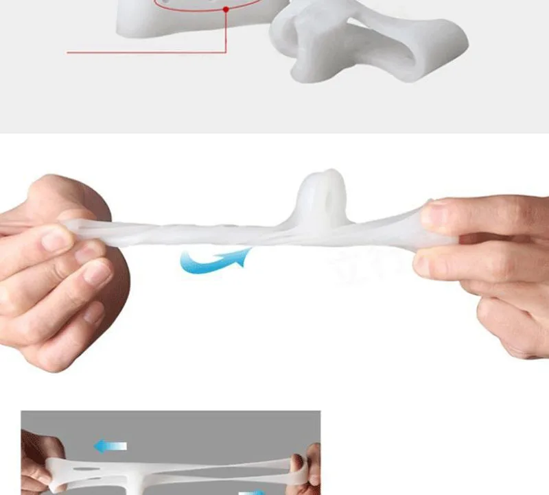 Protector Feet Care Hallux Valgus Toes Separator Toe Gel Separators Stretchers Bunion Protector Straightener Corrector Alignment (7)