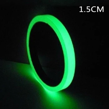 

Luminous Tape Glowing Dark Display Decorating Stairs Walkways Frame Border Absorbing Light Decor Sealer