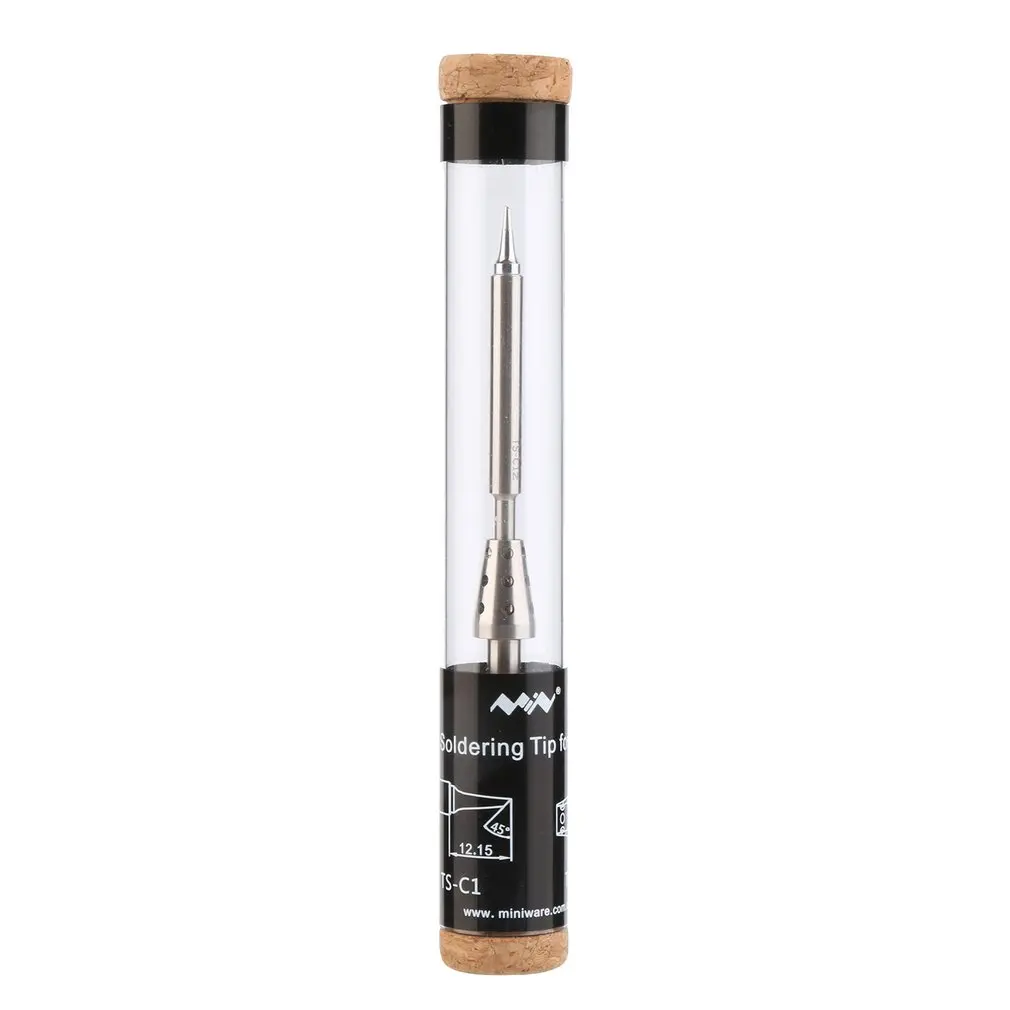 

Mini Quick Heat Dissipation Electric Soldering Iron Tip T1-C Internal Heating Core Adjustable Temperature Pen-Type TS100 Sale