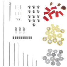 83 шт./лот набор запчастей для ремонта флейты полный набор инструментов флейта звуковое отверстие коврик роликовые винты Reed Wind инструмент Ремонтный комплект