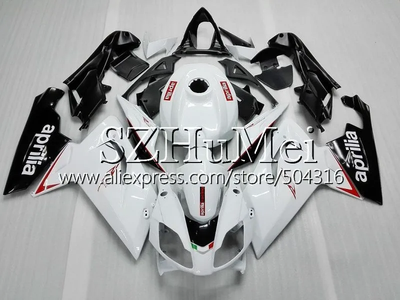 Инъекции для Aprilia RS-125 RS125 06 07 08 09 10 11 80SH. 0 RS4 RSV125 RS 125 2006 2007 2008 2009 2010 2011 обтекателя Repsol черный - Цвет: No.  12