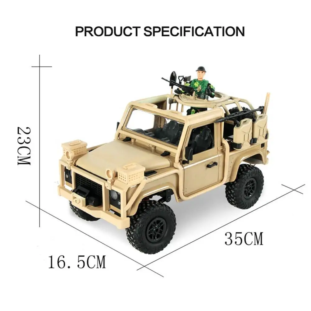 RC автомобиль высокая скорость кавалерийский джип гусеничный 1:12 2,4 г 4WD Электрический радиоуправляемый Багги С светодиодный свет для внедорожной и внедорожной машины RTR игрушка