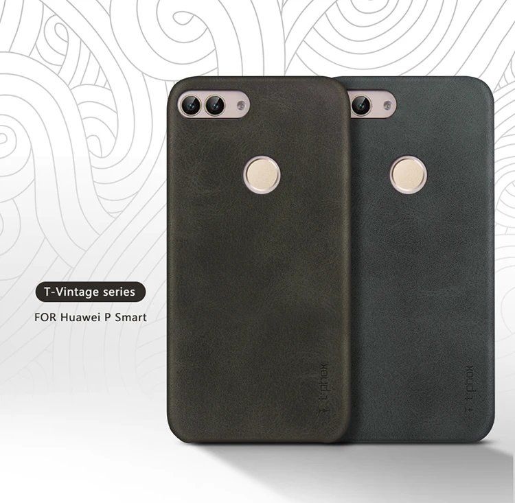 T-phox для P smart/7 s/7 s vintage series с тоньше PU и хорошую защиту |