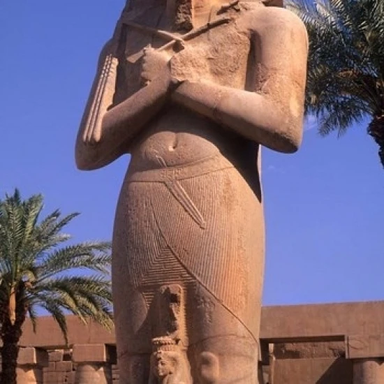 Ancient Ruins of Kings at the Temple of Karnak  Luxor  Egypt Poster Print by Bill Bachmann (18 x 24)