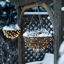 8 Modes10.40.100.240pcs светодиодный светильник, медная проволока, гирлянда, сказочные огни, водонепроницаемая Рождественская солнечная игрушка, лампа для сада, солнечная игрушка, лампа