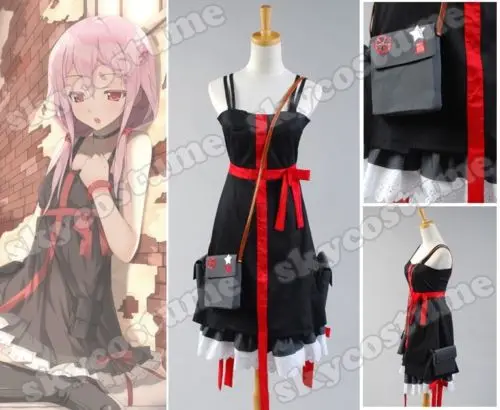 Женский костюм для косплея Guilty Crown EGOIST Inori Yuzuriha полный комплект платьев на