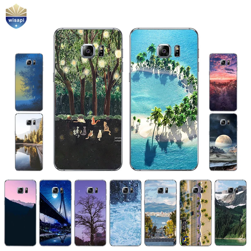DIY для Samsung Galaxy S5/S6 чехол телефона S6 Edge / Plus задняя крышка из мягкого ТПУ с