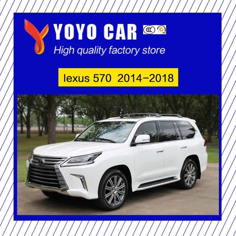 Hot sale High quality screw install Aluminium alloy roof rack cross bar for lexus 570
