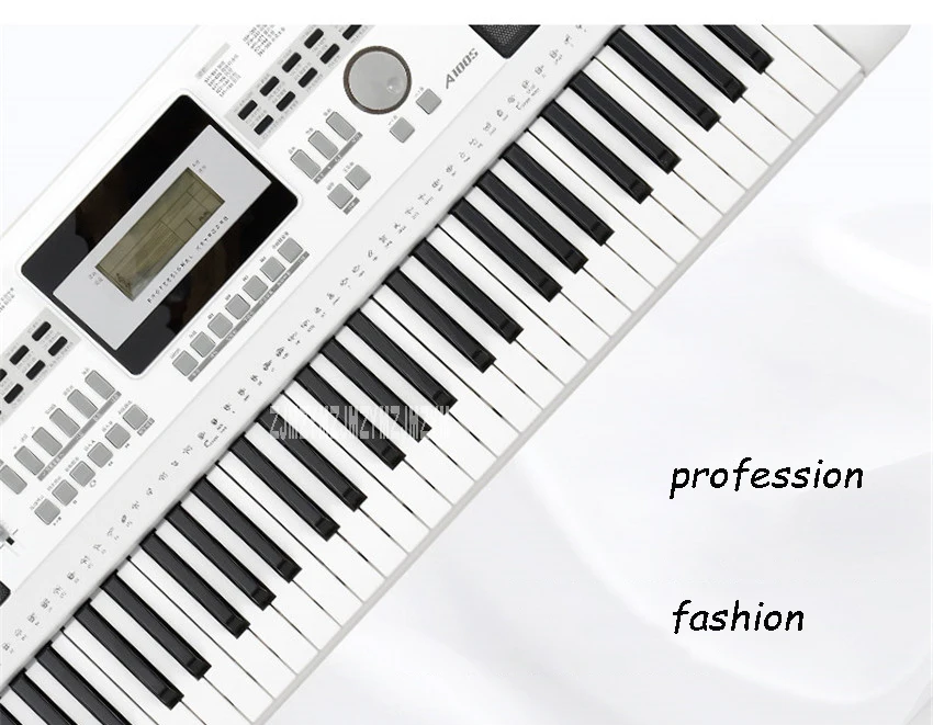 A100S электронный пианино 61-ключ Стандартный прочность Клавиатуры Электрическое фортепиано для начинающих электронный Органы для воспитателя